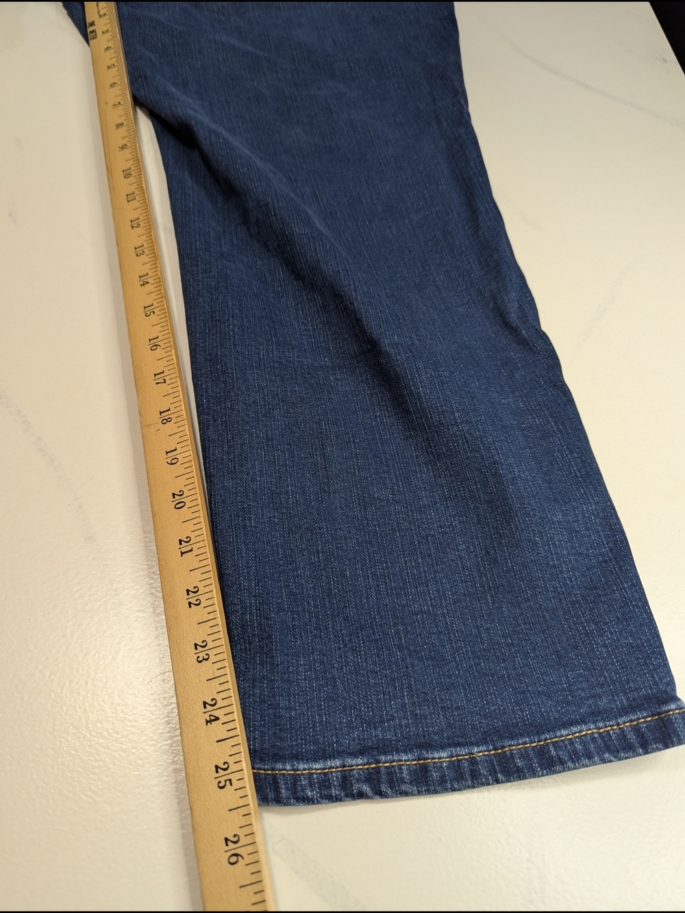 Torrid Women's 18S Perfect Boyfriend Ankle Vintage Stretch Dark Wash Blue Jeans - Picture 6 of 9